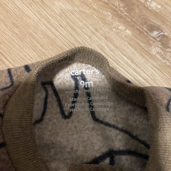 Carter’s 9 month fleece jammies - Picture 5 of 7